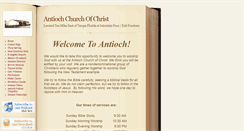 Desktop Screenshot of antiochchurchofchrist.org